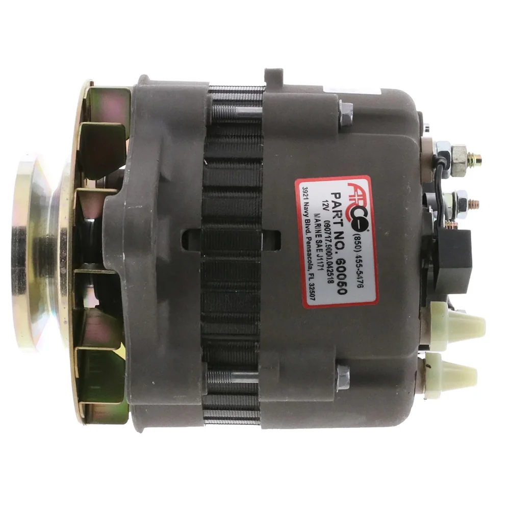 ARCO Marine Premium Replacement Alternator w/Single Groove Pulley - 12V, 55A [60050] - Image 4