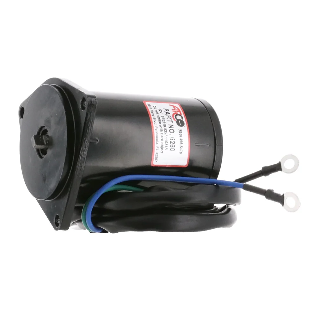 ARCO Marine Replacement Outboard Tilt Trim Motor - Yamaha, 2-Wire, 3 Bolt, Flat Blade [6260] - Image 2