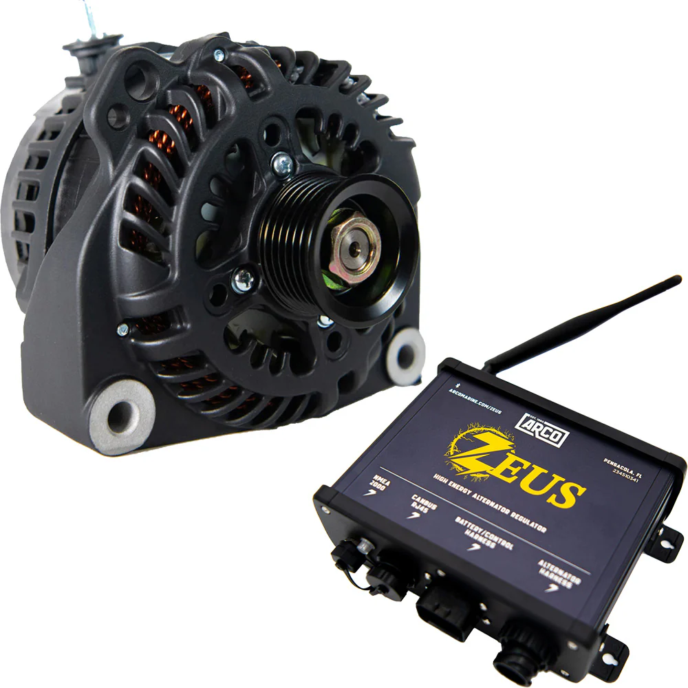 ARCO Zeus A275L Vortec Alternator w/Terminal Block  Zeus High-Energy Alternator Regulator [4033-AZ1000]