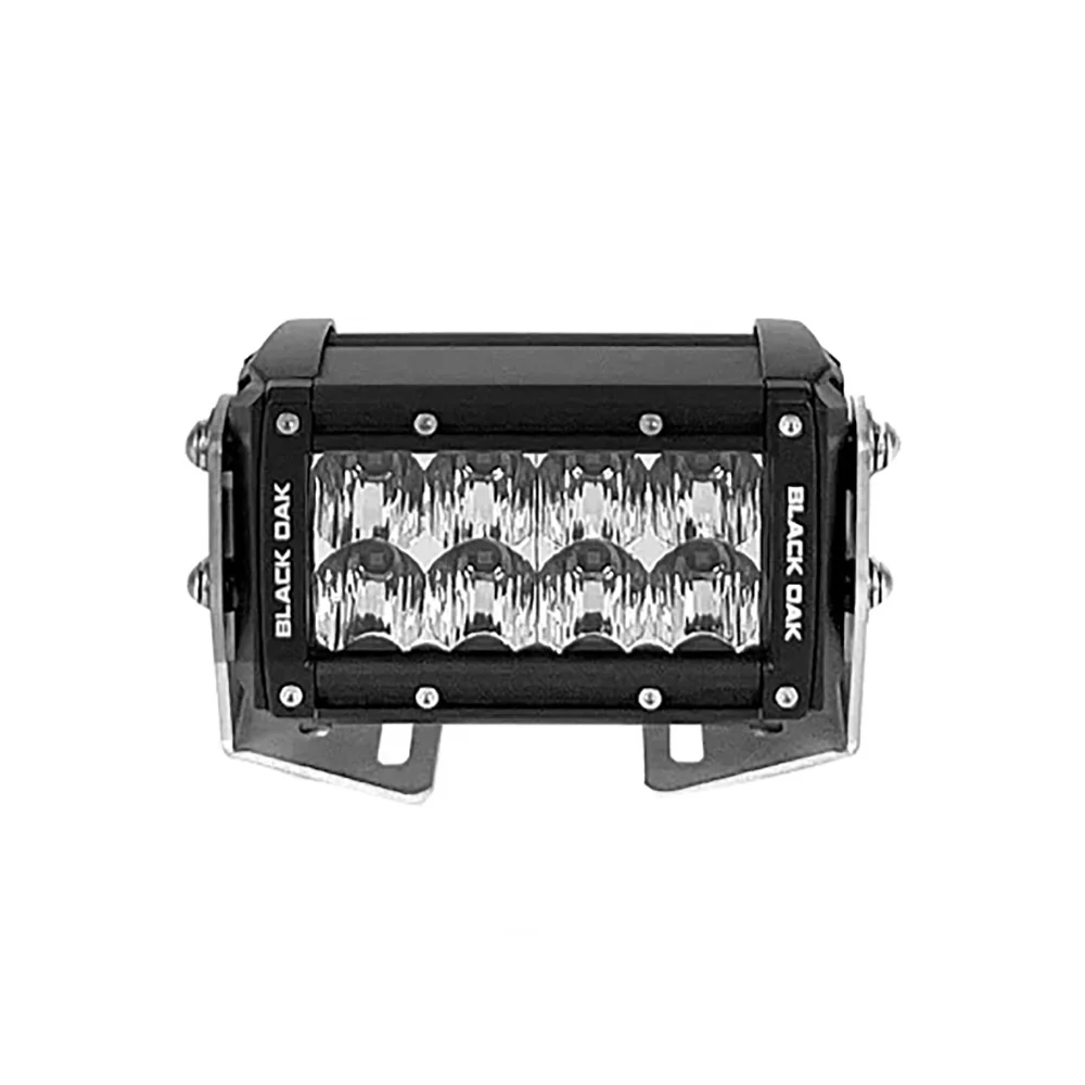 Black Oak Pro Series 3.0 Double Row 4" LED Light Bar - Spot Optics - Black Housing [4S-D5OS] - Image 3