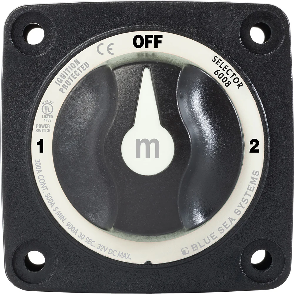 Blue Sea 6008200 m-Series Selector 3 Position Battery Switch - Black [6008200] - Image 3