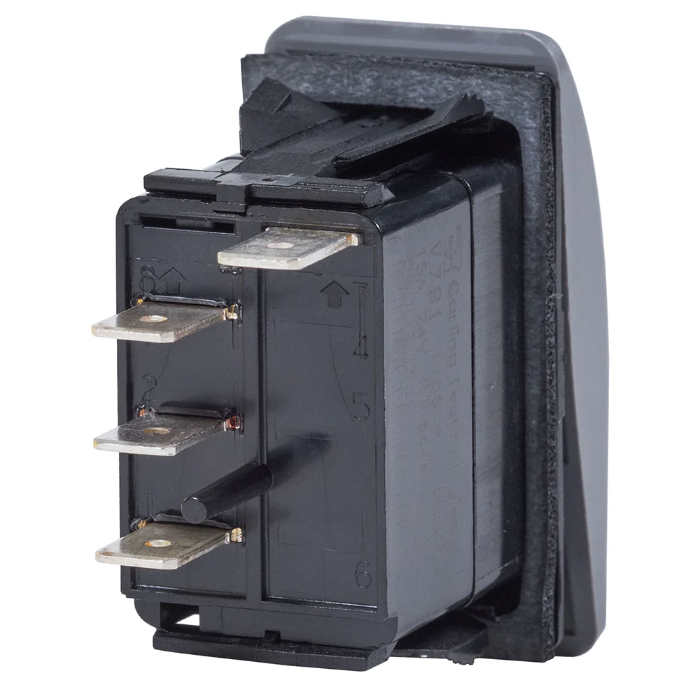 Blue Sea 7945 Contura III Switch SPDT - (ON)-OFF-ON - Black [7945] - Image 2
