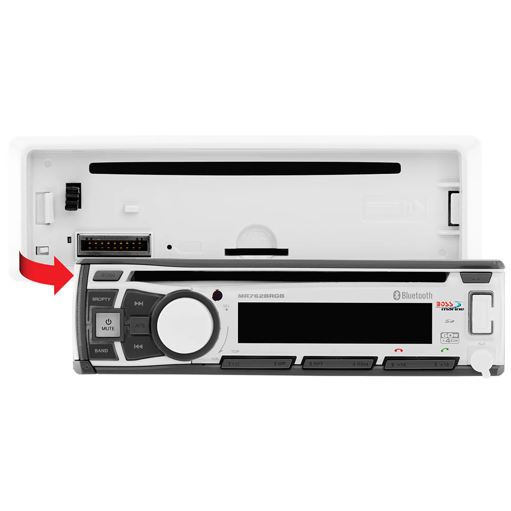 Boss Audio MR762BRGB Marine Stereo w/AM/FM/CD/BT/USB [MR762BRGB] - Image 3