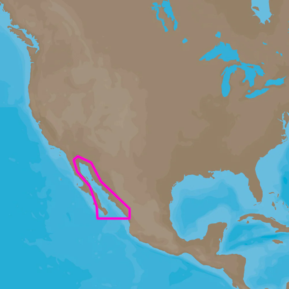 C-MAP  4D NA-D950 Gulf of Califonia , Mexico [M-NA-D950-MS]