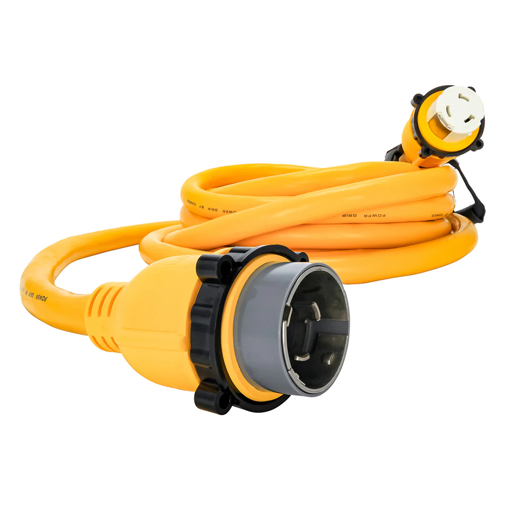 Camco 50 Amp Power Grip Marine Extension Cord - 25 M-Locking/F-Locking Adapter [55621] - Image 5