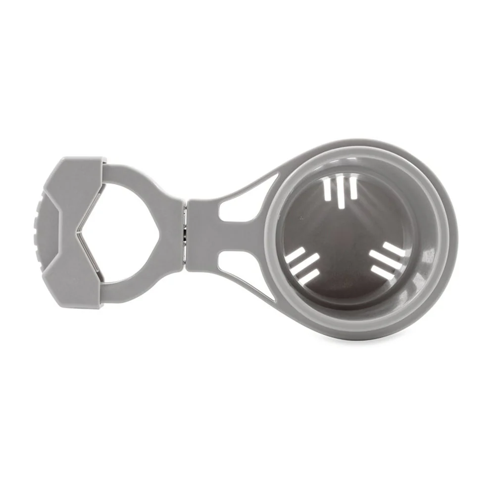 Camco Clamp-On Rail Mounted Cup Holder - Small for Up to 1-1/4" Rail - Grey [53093] - Image 3