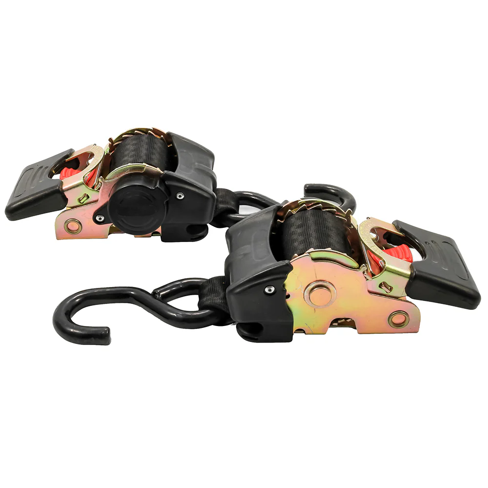 Camco Retractable Tie Down Straps - 2" Width 5.5 Bolt On [50030] - Image 2