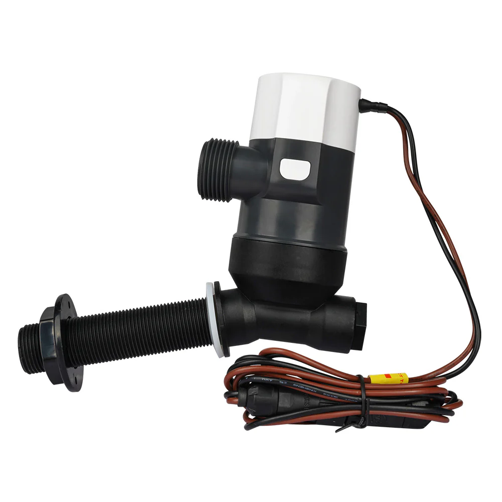 Commodore 1100 GPH Angled Livewell Pump - 12V [CM-E31-1100L] - Image 2