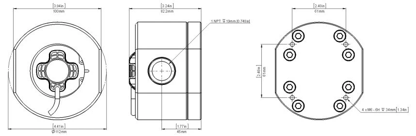 Maretron Fuel Flow Sensor 10-100 LPM (2.64-26.4 GPM) (FFM100 Accessory) - M16AR - Image 2