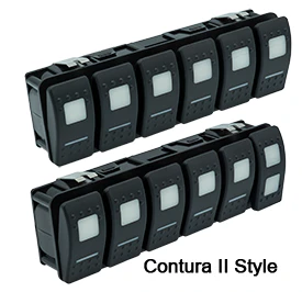 Maretron MPower® VMM6 Series Contura® Digital Switch Module, 6 Rocker -  A3801-2
