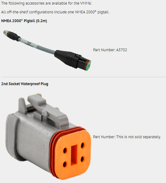 Maretron MPower® VMM6 Series Contura® Digital Switch Module, 6 Rocker -  A3801-2 - Image 2