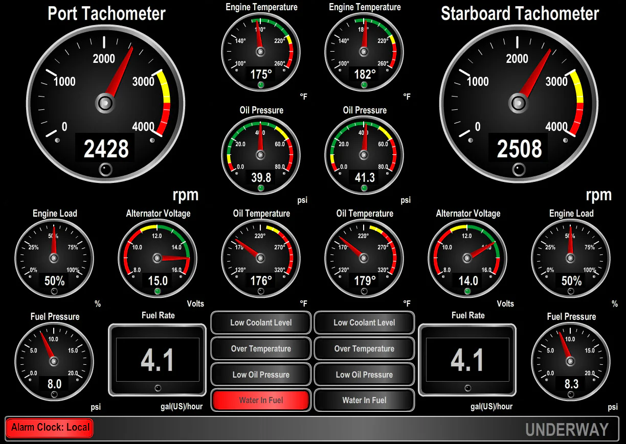 Maretron N2KView® Vessel Monitoring and Control Software for Personal Computer