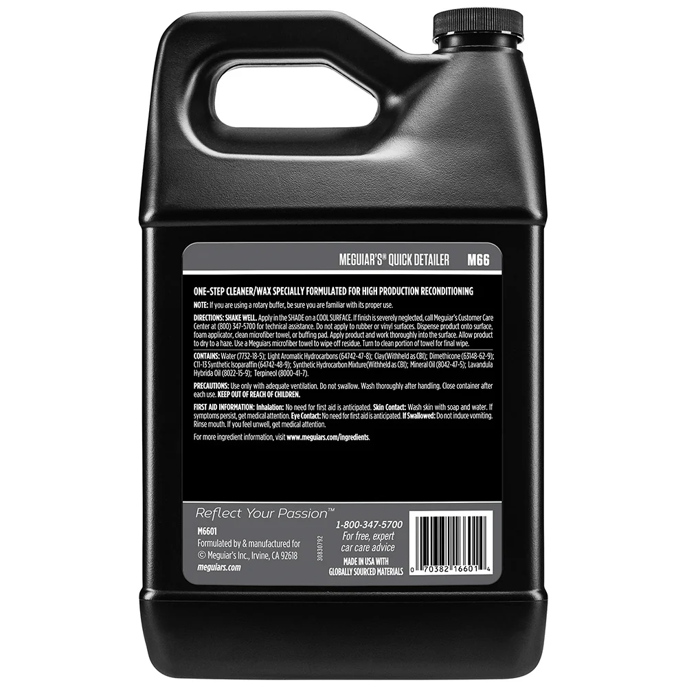 Meguiars Mirror Glaze Quick Detailer - 1 Gallon *Case of 4* [M6601CASE] - Image 2