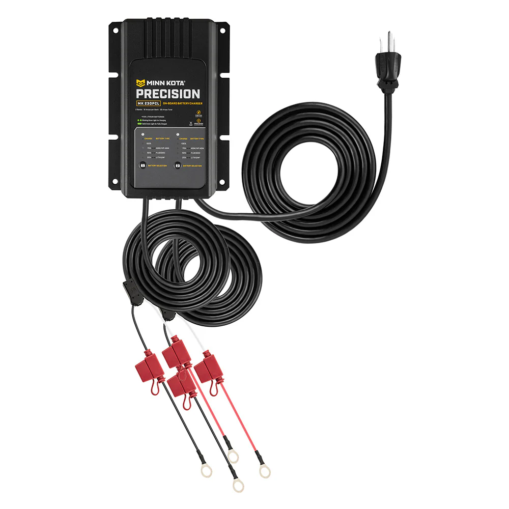 Minn Kota On-Board Precision Charger MK-230 PCL 2 Bank x 15 AMP LI Optimized Charger [1832304] - Image 3