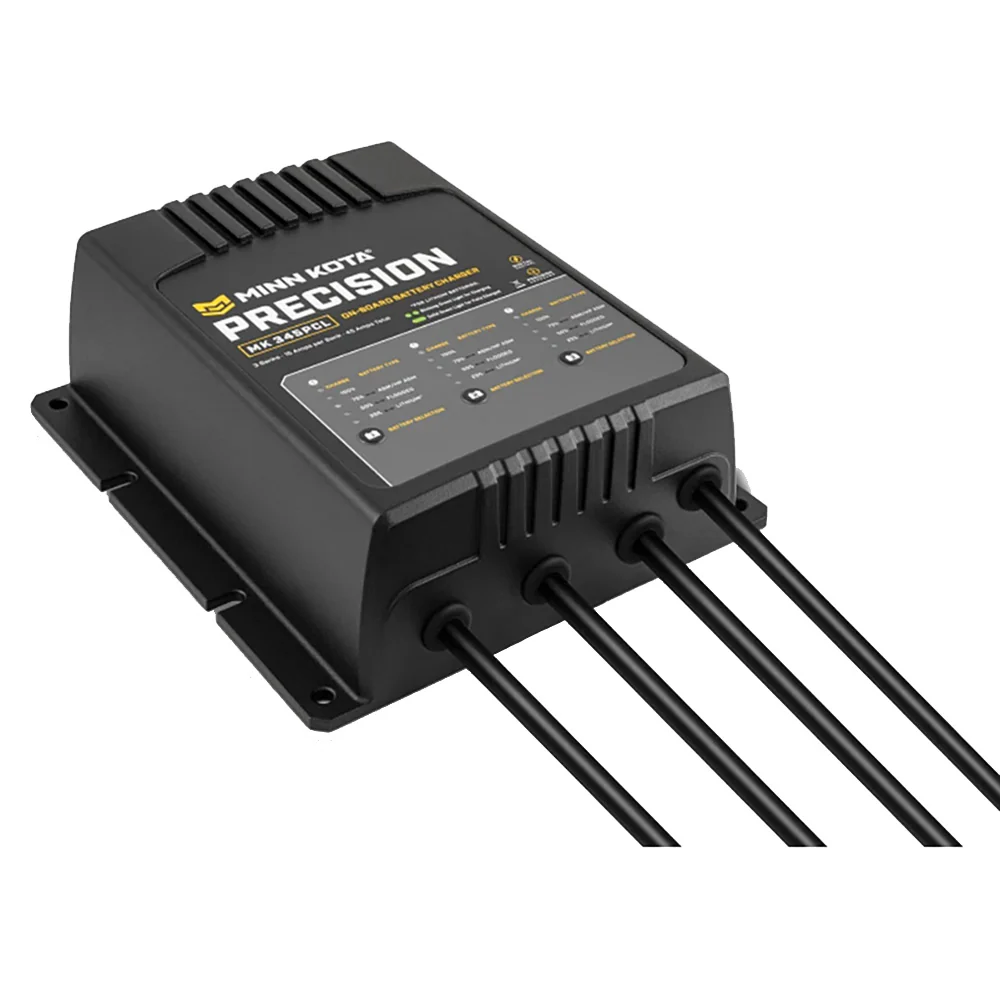 Minn Kota On-Board Precision Charger MK-345 PCL 3 Bank x 15 AMP LI Optimized Charger [1833454] - Image 2