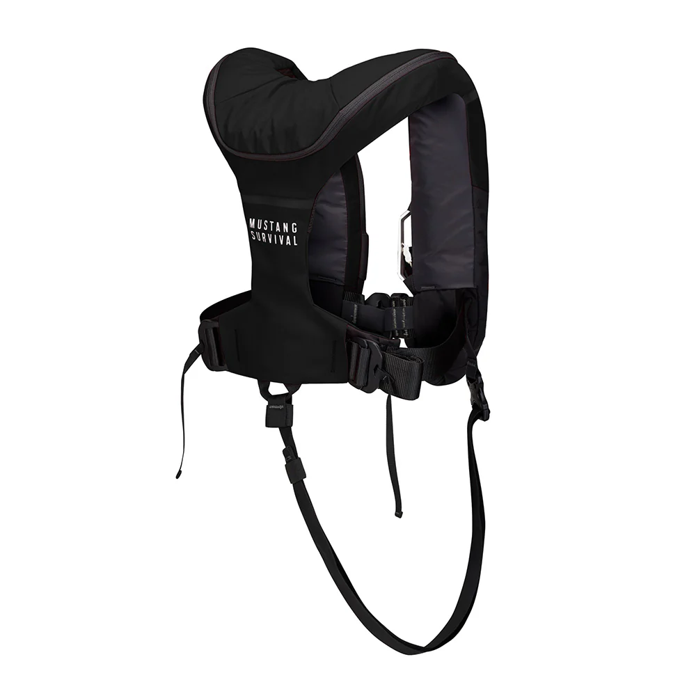 Mustang Atlas 190 DLX Open Ocean Inflatable PFD - Black [MD3195E1-13-0] - Image 3