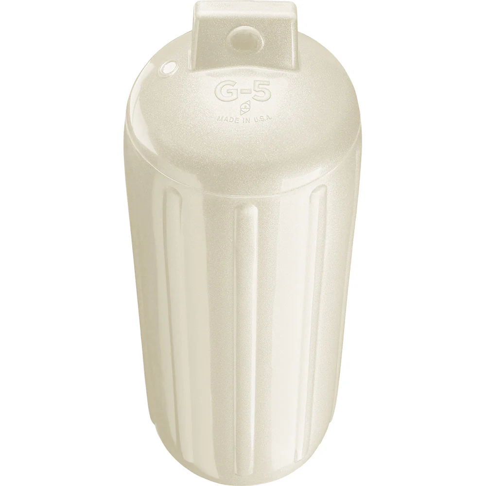 Polyform G-5 Twin Eye Fender 8.8" x 26.8" - Metallic White [G-5 METALLIC WHITE] - Image 2
