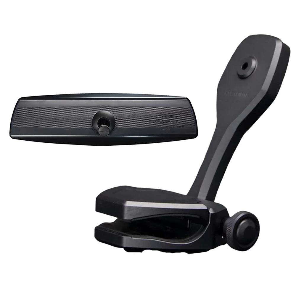 PTM Watersports Mirror/Bracket Kit w/VR-140 PRO Mirror  ZXR-361 (Black) [P12848-2361TEBBK]
