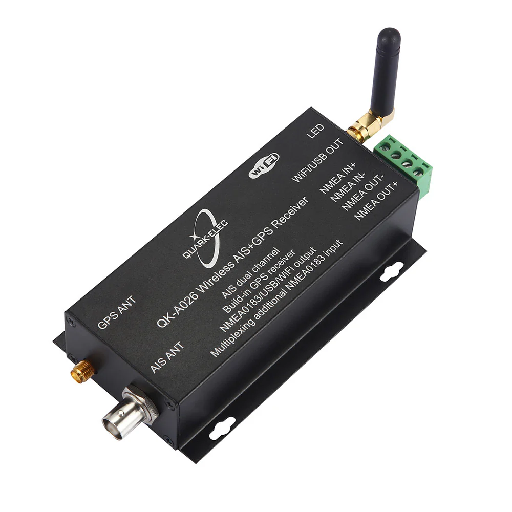 Quark-Elec AIS Receiver with NMEA Multiplexer + WiFi + GPS - QK-A026 - Image 5