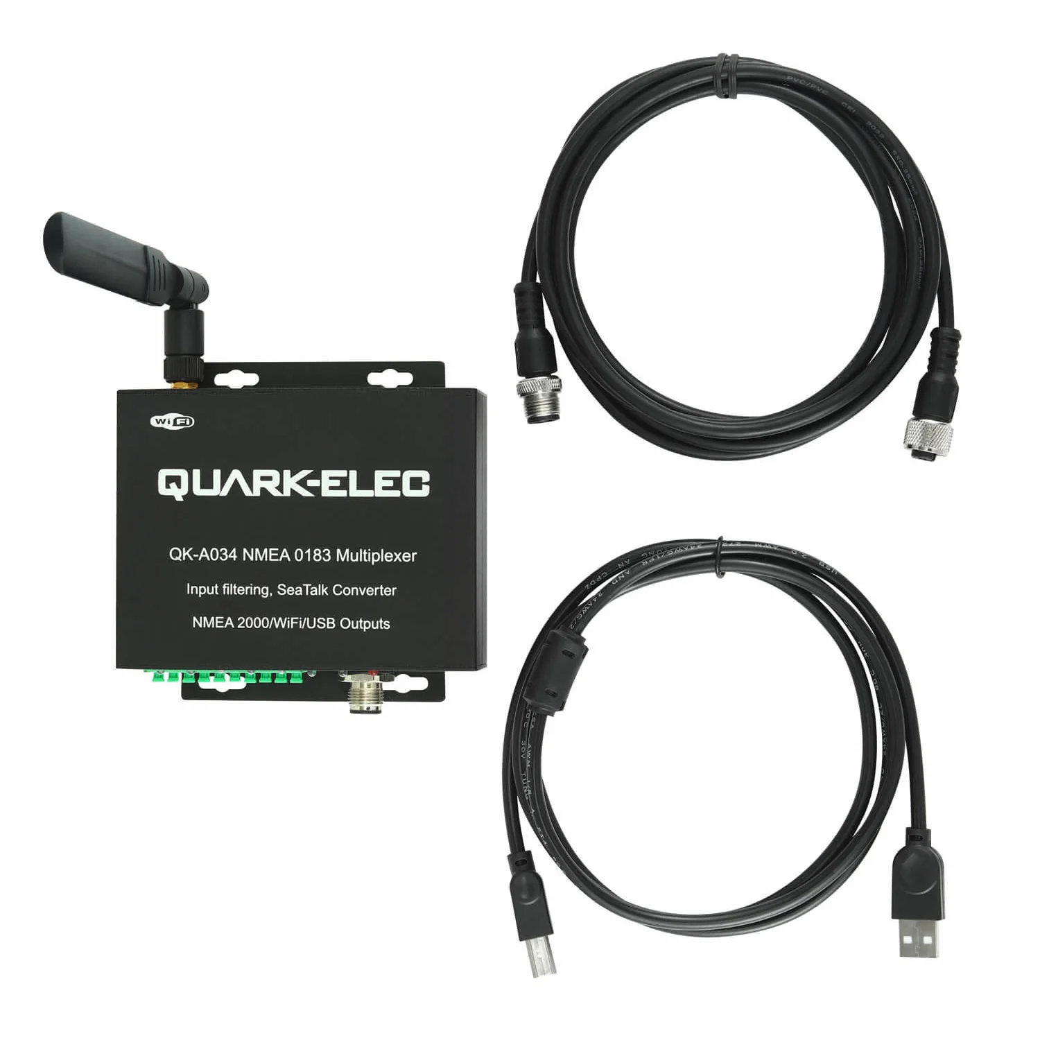 Quark-Elec Bi-directional WiFi to NMEA 2000 Gateway Multiplexer with NMEA 0183 and SeaTalk input options QK-A034B - Image 3