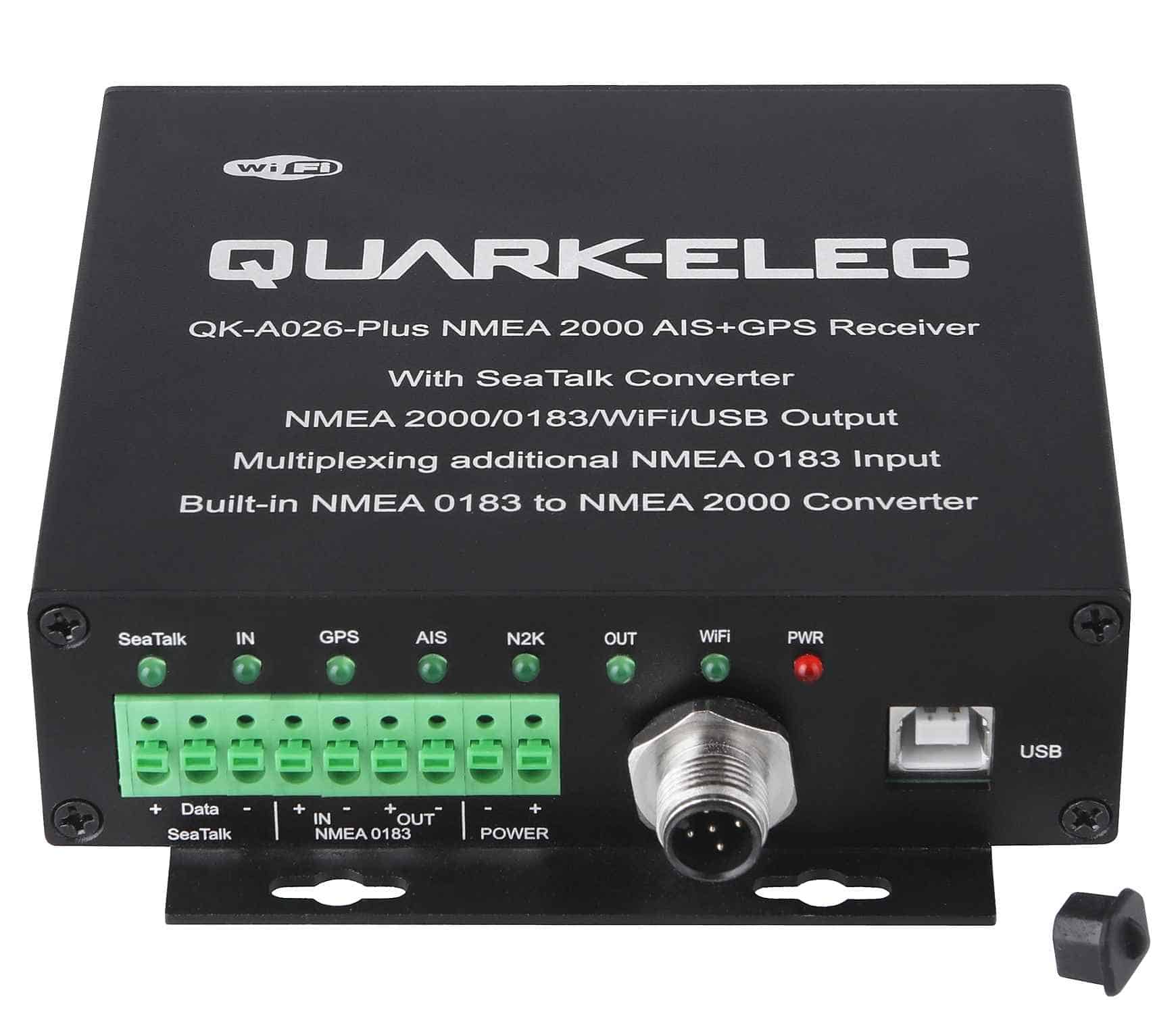 Quark-Elec NMEA 2000 AIS Receiver with NMEA Multiplexer + N2K Converter + WiFi + GPS - QK-A026+ - Image 3