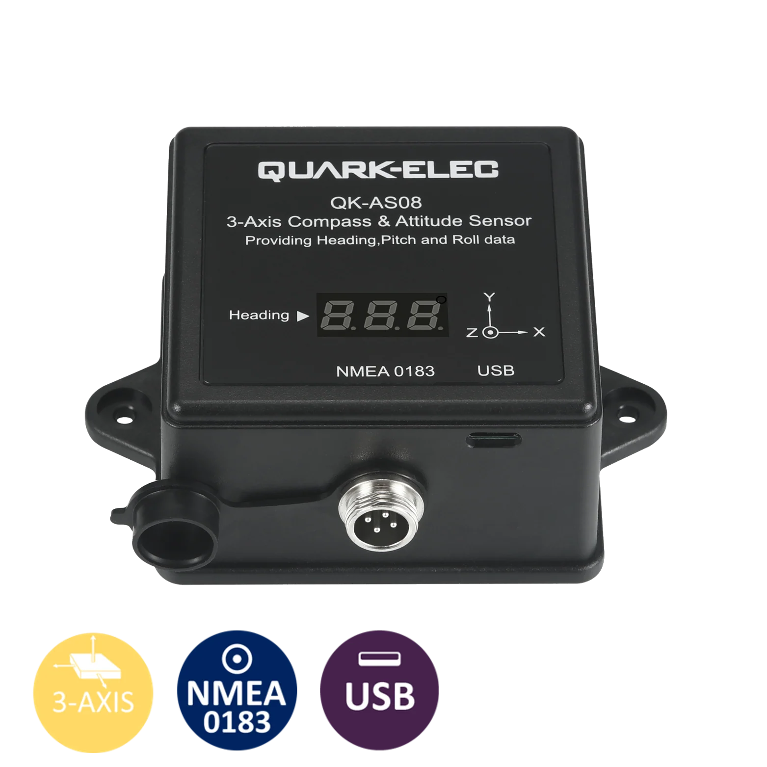 Quark-Elec Three-axis Compass & Attitude Sensor - QK-AS08 - Image 2