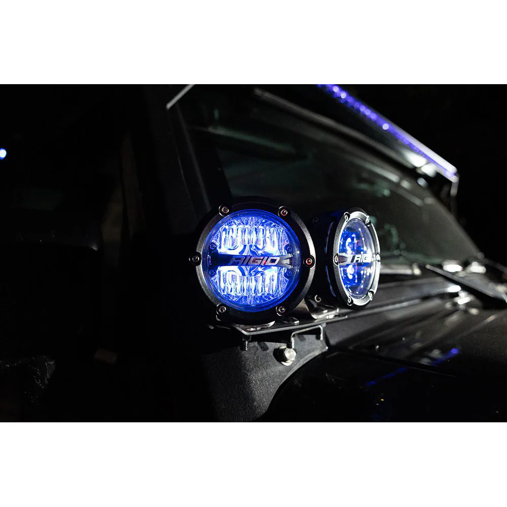 RIGID Industries 360-Series RGBW 4" Offroad Lamp Drive Beam w/RGBW Backlight Pods - Set of 2 [36401] - Image 2