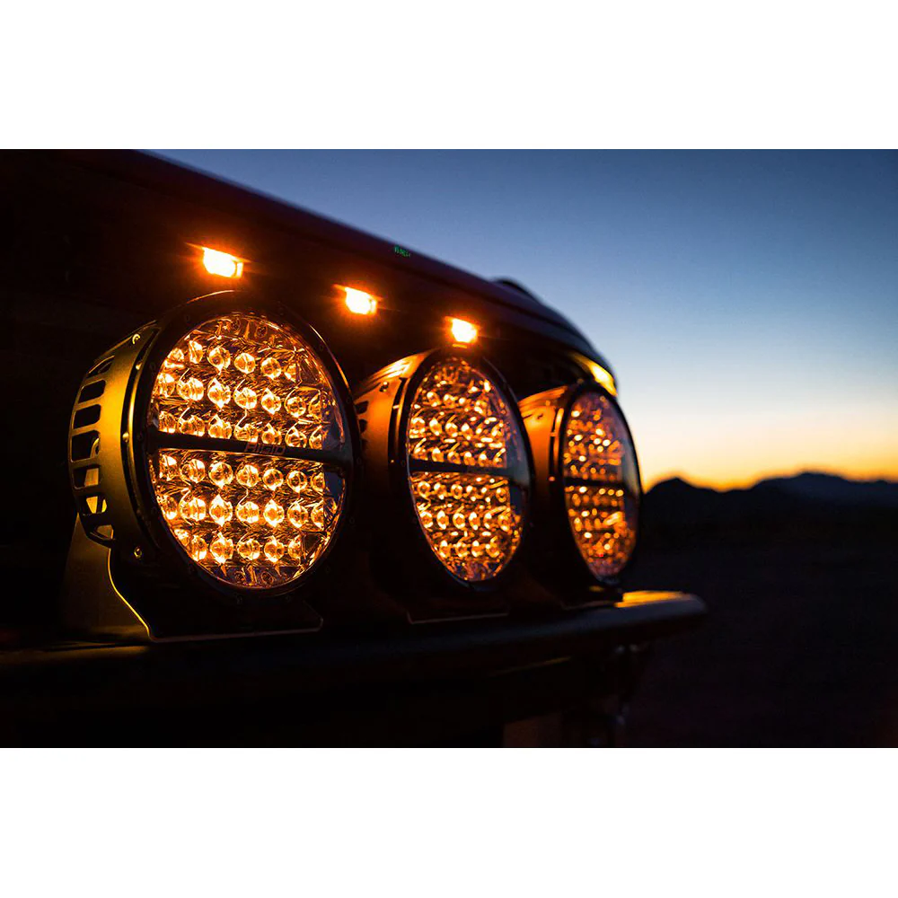 RIGID Industries 360-Series RGBW 9" Offroad Lamp Spot Beam w/RGBW Backlight Pods - Single [36422] - Image 2