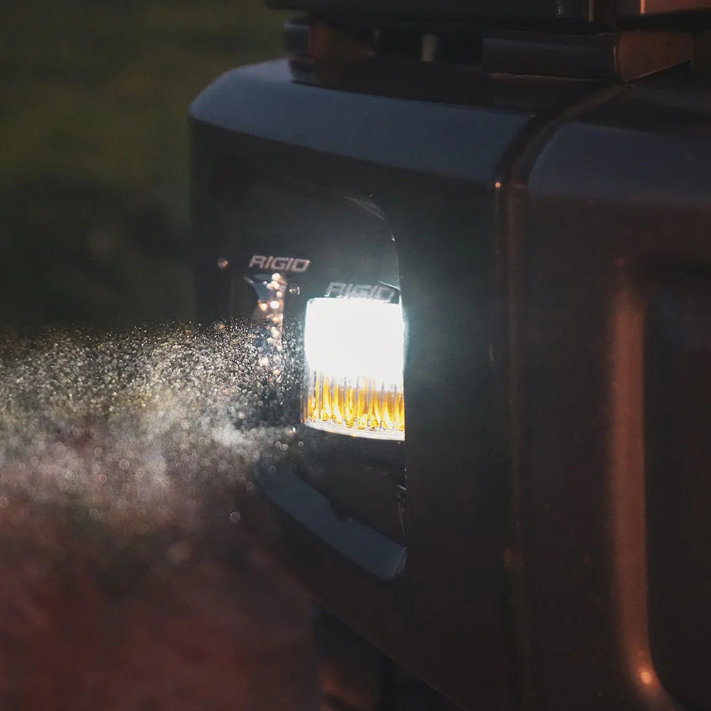 RIGID Industries D-Series LED SAE Fog Beam - Yellow/White - Set of 2 [50482] - Image 2