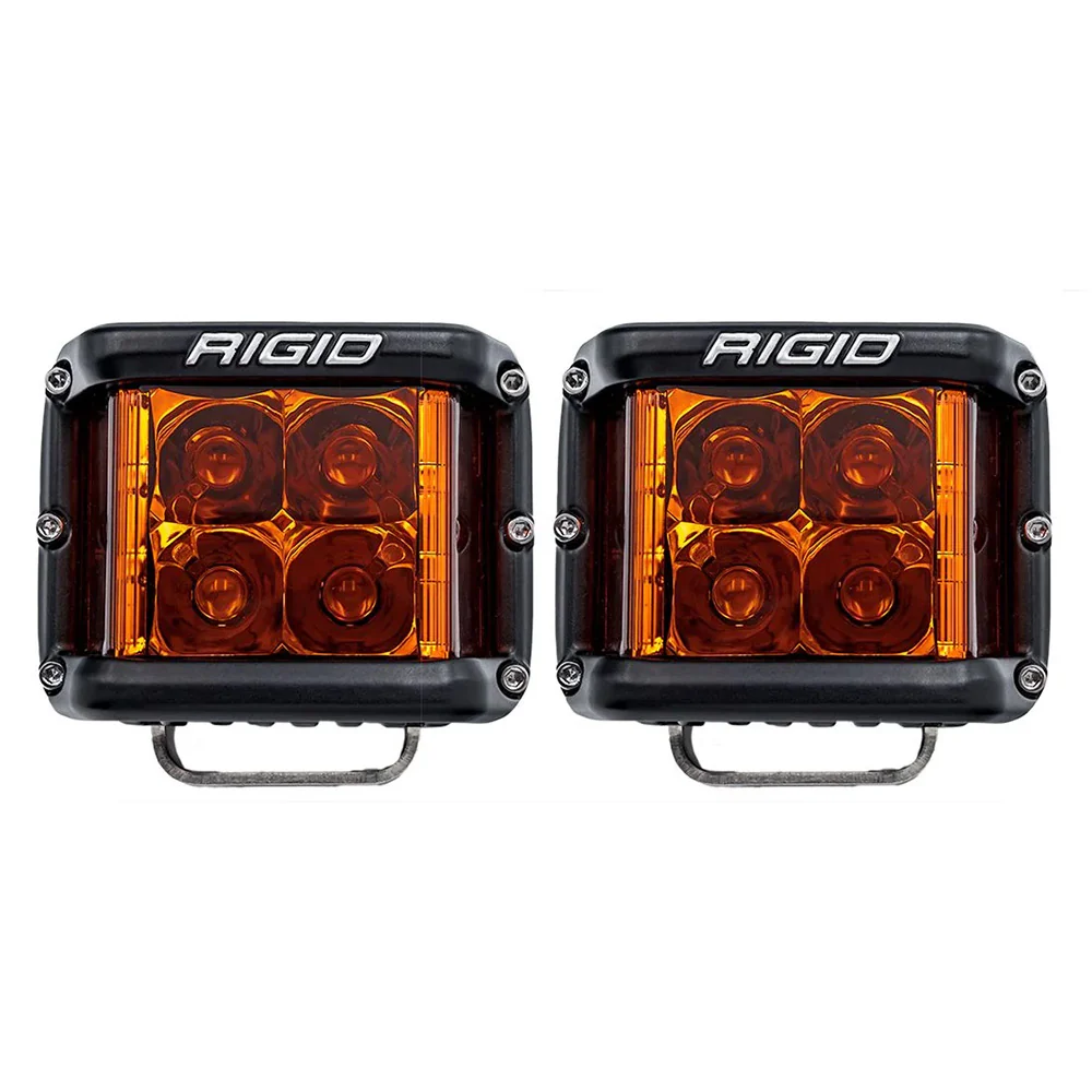RIGID Industries D-SS Spot w/Amber Pro Lens - Pair [262214] - Image 2