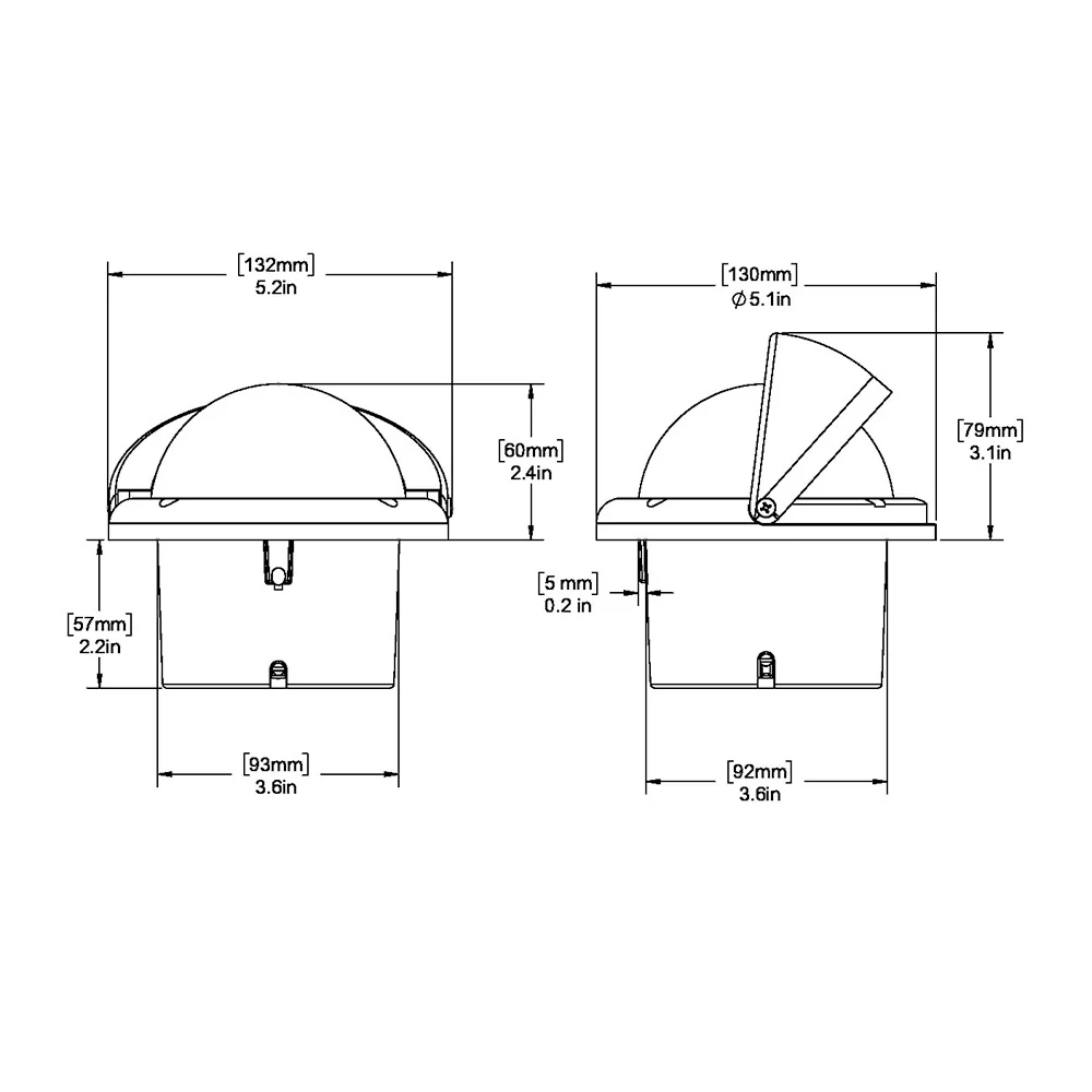 Ritchie SS-1002 SuperSport Compass - Flush Mount - Black [SS-1002] - Image 2