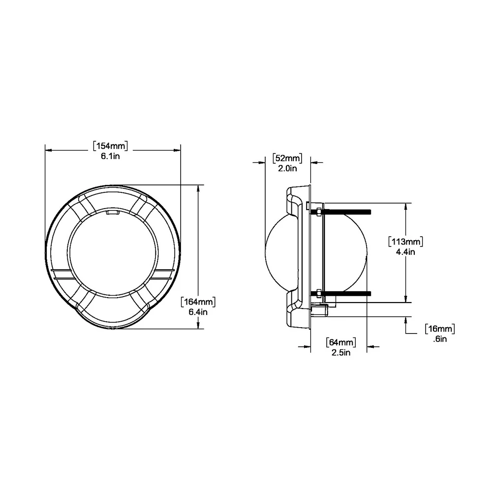 Ritchie SS-PR2 SuperSport Compass - Dash Mount - Black [SS-PR2] - Image 3