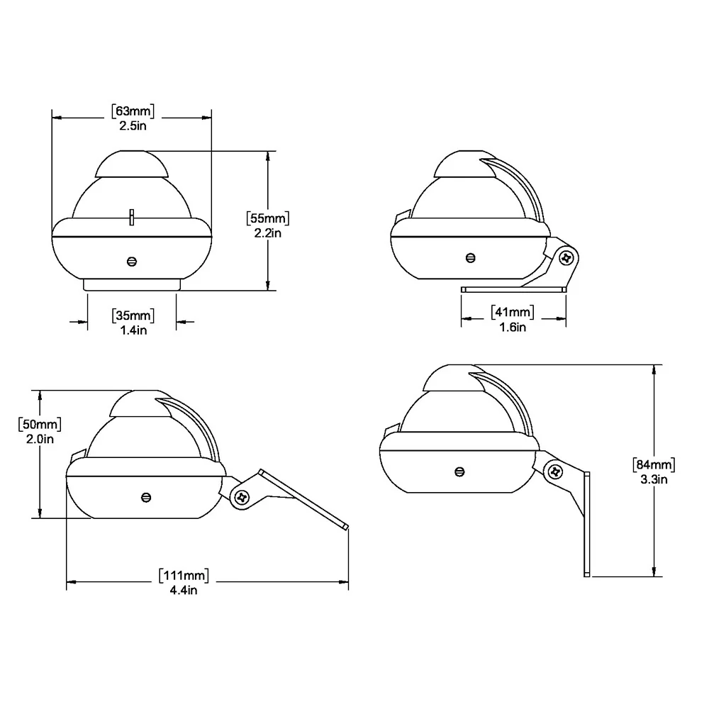 Ritchie X-10W-M RitchieSport Compass - Bracket Mount - White [X-10W-M] - Image 2