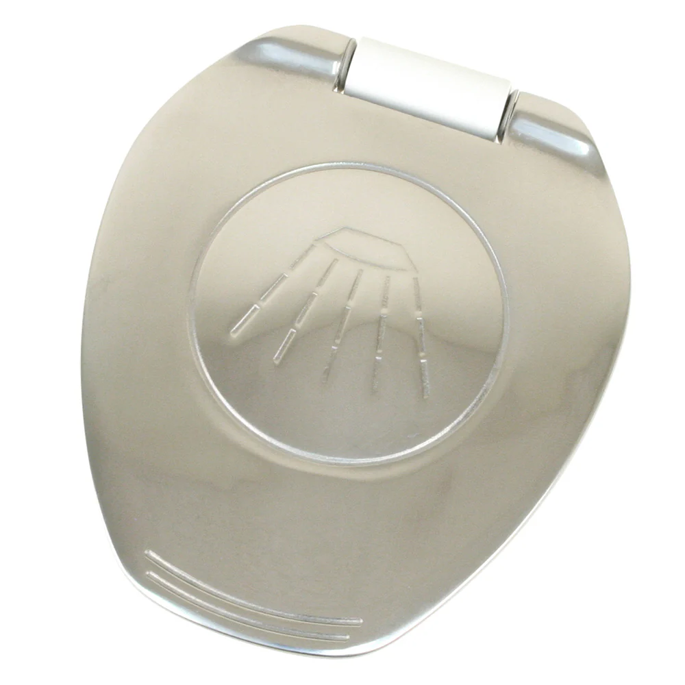 Scandvik White  SS Recessed Transom Shower Handle/Hose - Vertical/Horizontal Mount - 6 Hose [12131] - Image 2