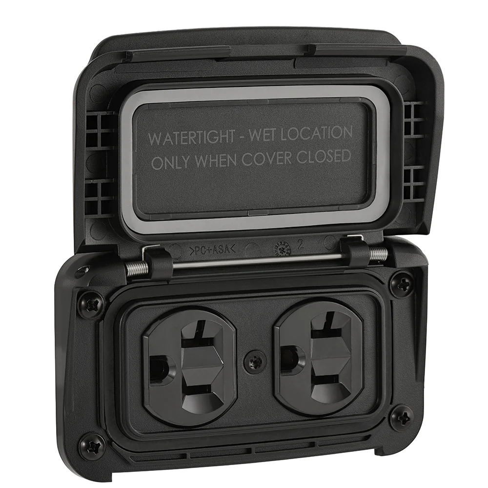 Scanstrut Ventura Series Dual AC Outlet - 125V - 20A [SC-V-P1]