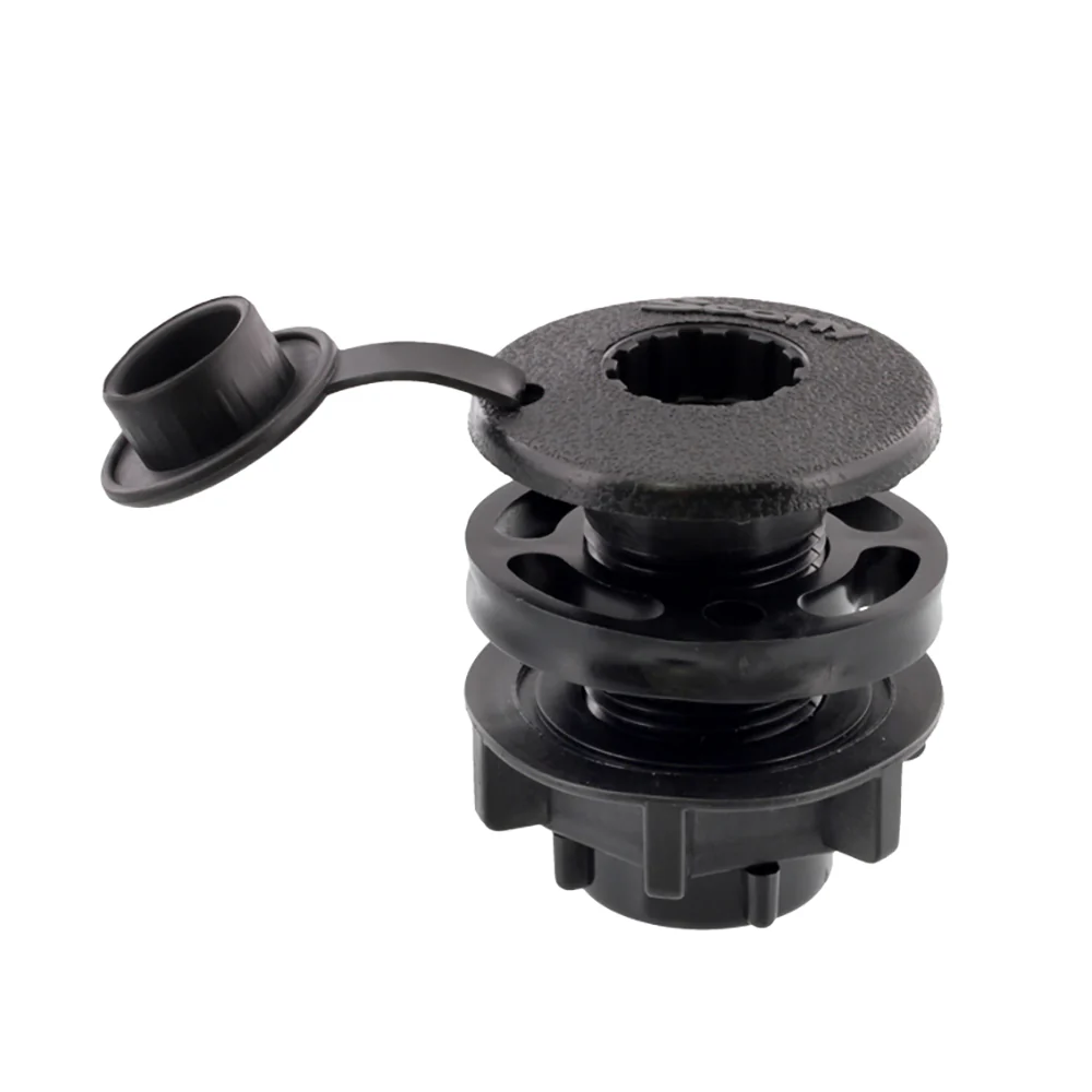 Scotty Compact Threaded Round Deck Mount [444-BK] - Image 2