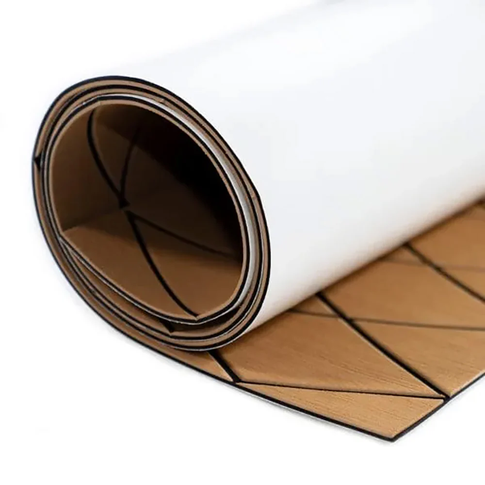 SeaDek 40" x 80" 6mm Two Color Diamond Full Sheet - Brushed Texture - Mocha/Black (1016mm x 2032mm x 6mm) [56411-80093] - Image 3