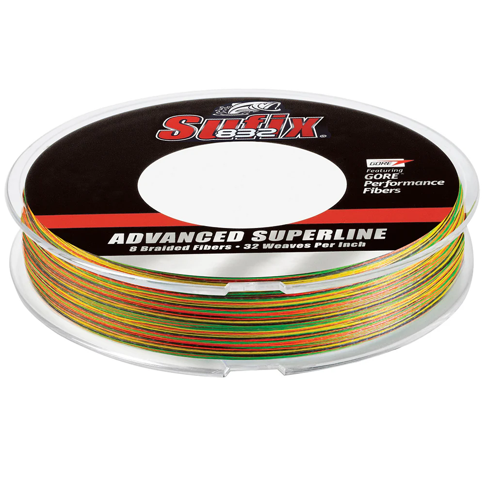 Sufix 832 Braid - 8lb - Fire Tiger - 300 yds [660-108FT]