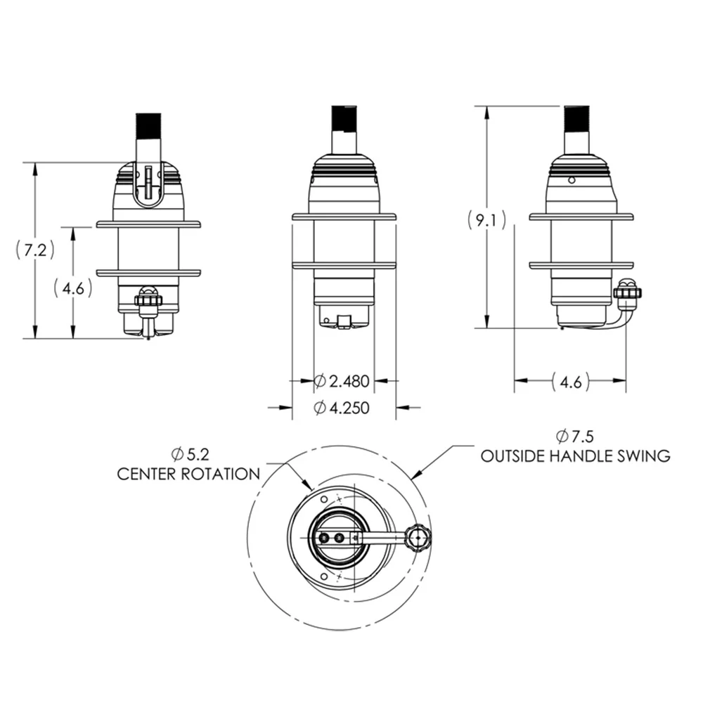 TACO Grand Slam 800 VHF Antenna Mount [GS-800-1] - Image 3