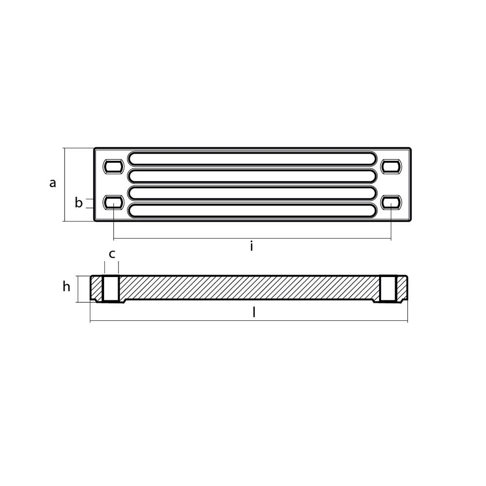 Tecnoseal Zinc Yamaha Bar Anode f/Engine Bracket [01112-1] - Image 2