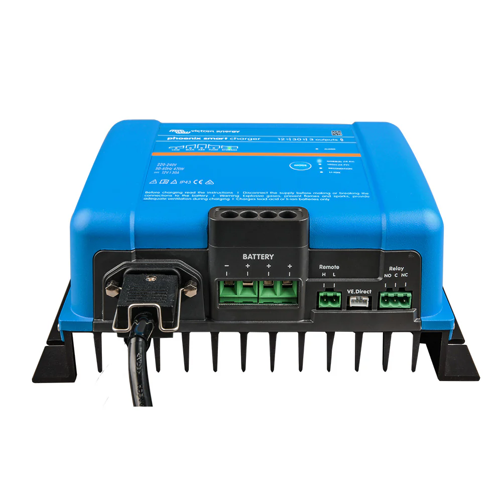 Victron Phoenix Smart IP43 Charger 12/30 (3) 120-240VAC Requires 5-15P Mains Cord [PSC123053095] - Image 2