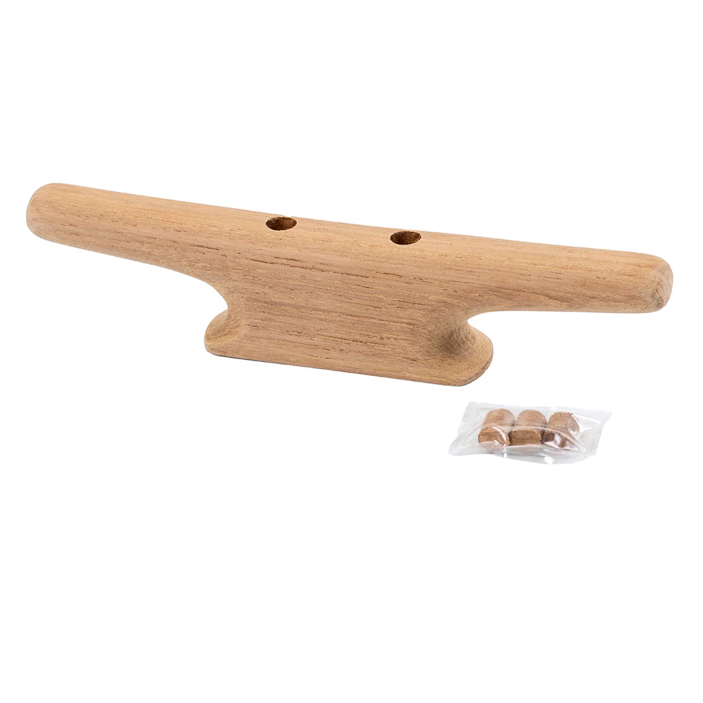 Whitecap 8" Cleat - Teak [60402] - Image 2