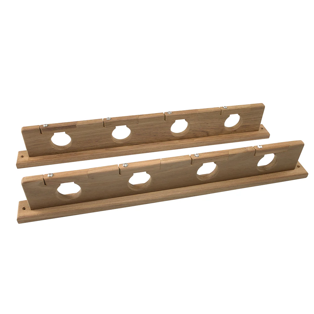 Whitecap Teak Lock-In Four-Rod Storage Rack [60620] - Image 3