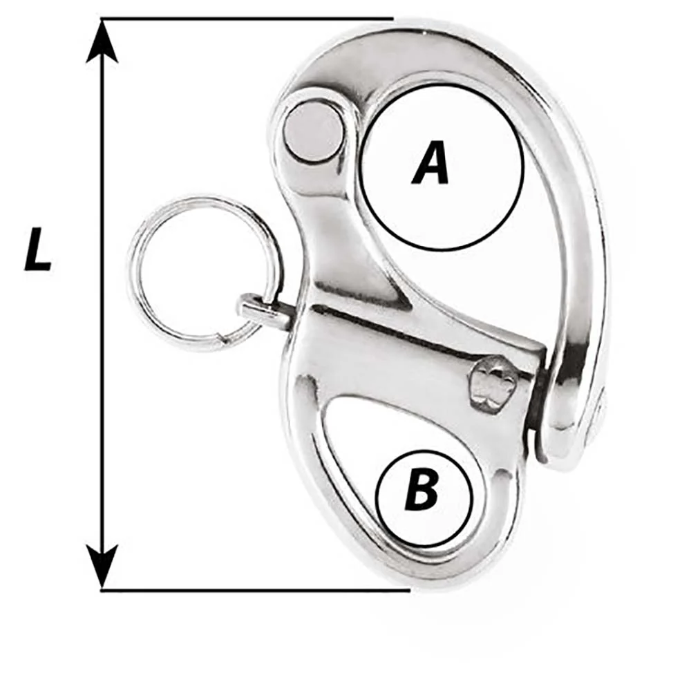 Wichard 2" Snap Shackle w/Fixed Eye - 50mm [2471W] - Image 2