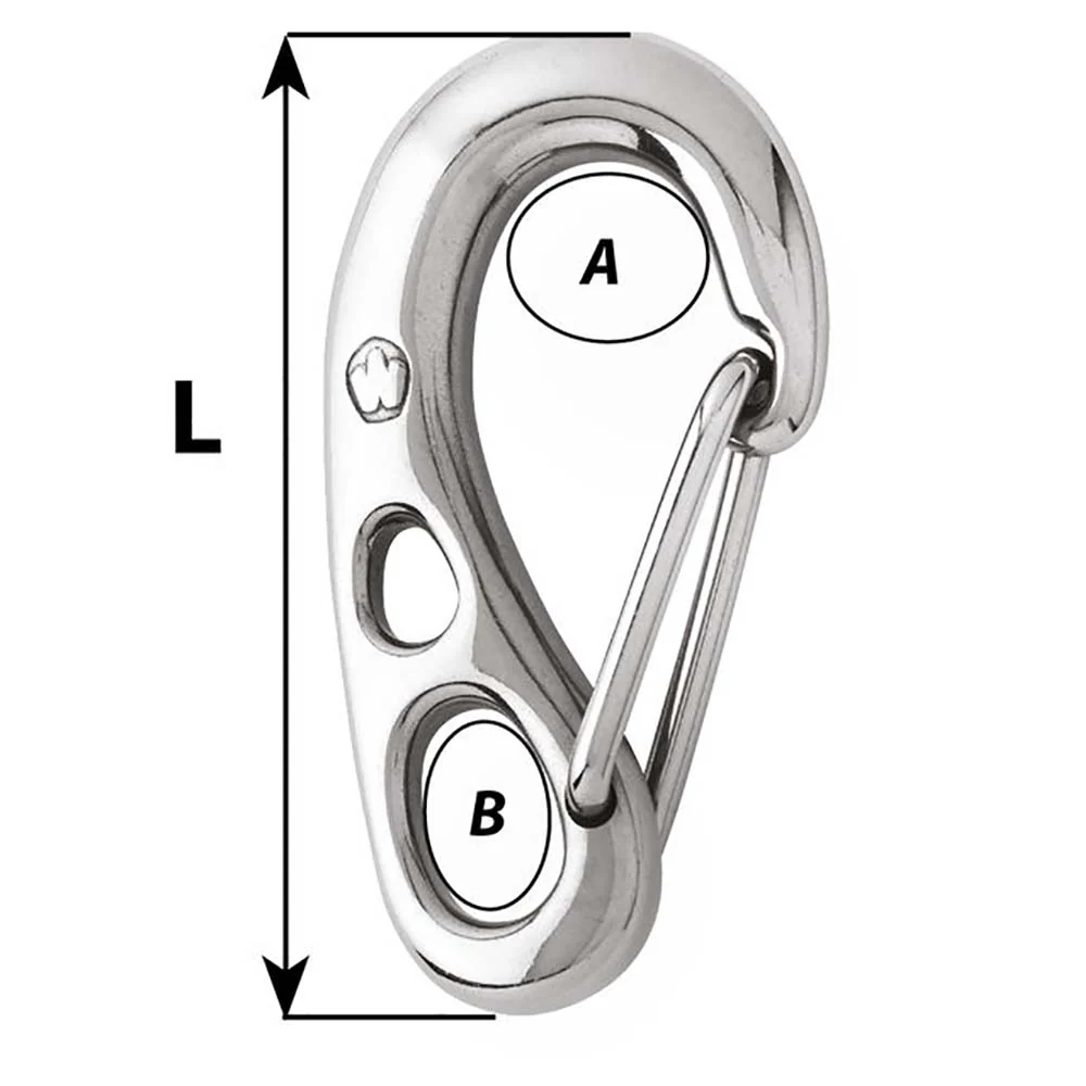 Wichard 3" HR Safety Snap Hook - 75mm [2381W] - Image 2