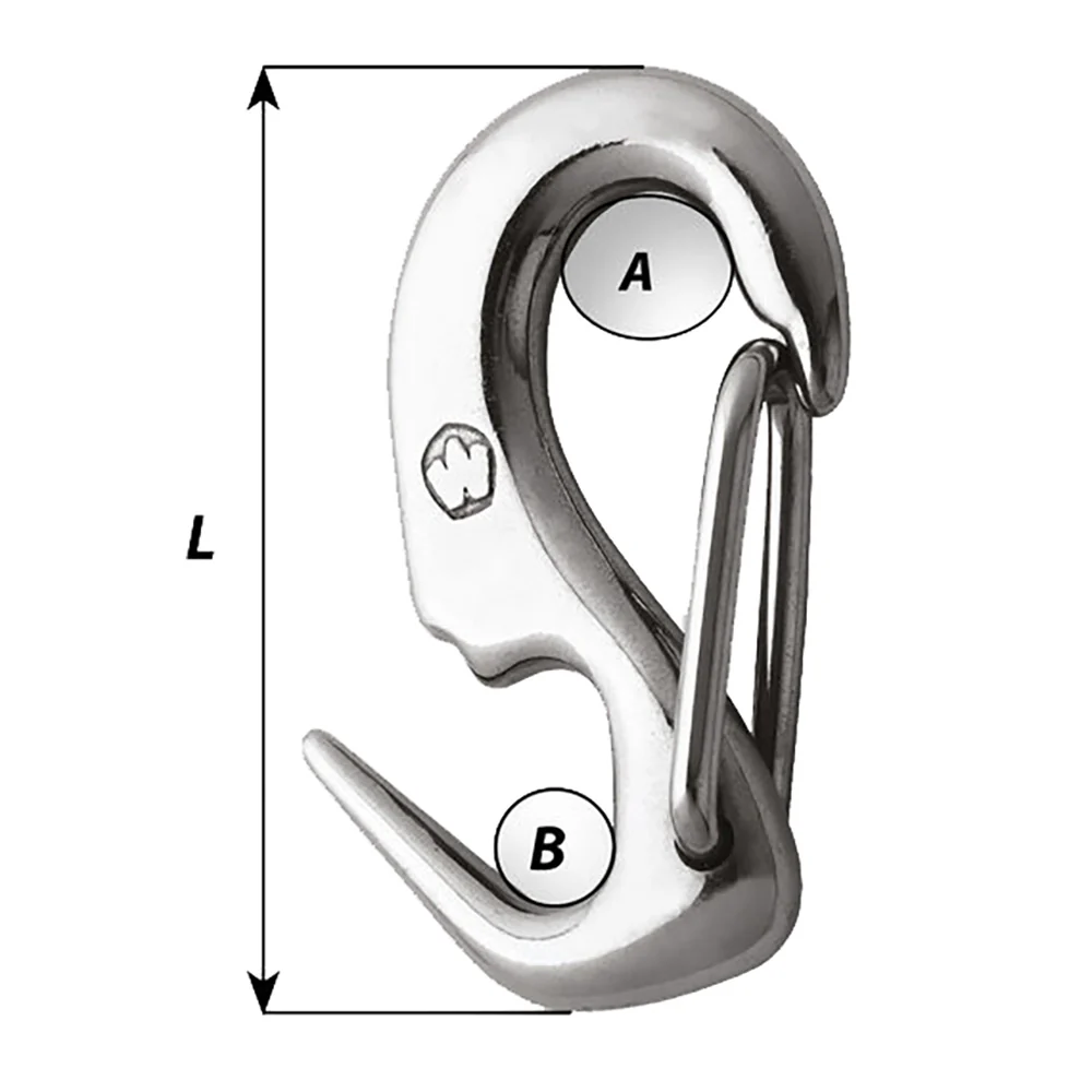 Wichard 5/16 Stainless Steel Sail Snap + [2490W] - Image 2